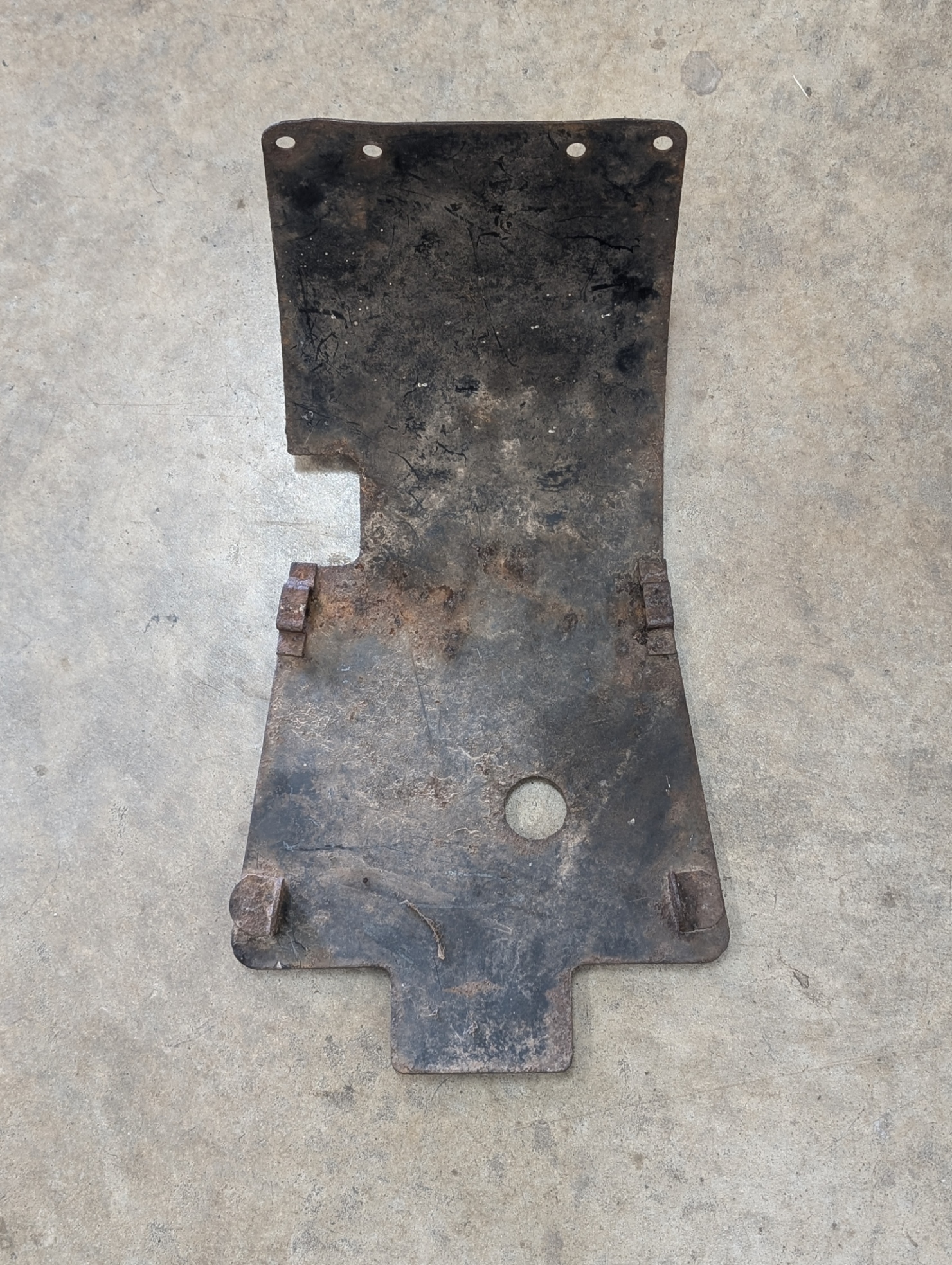 68-2001U Skid Plate/Sump Guard, BSA A65 - USED