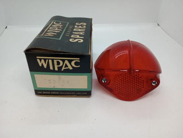 S2651 Wipac Taillight Lens NOS