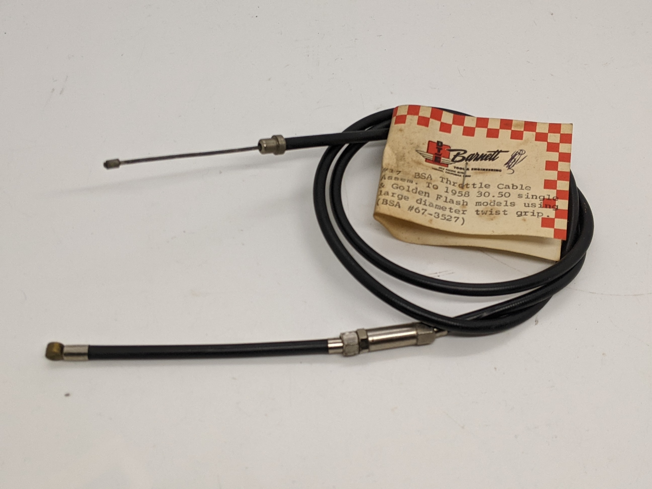 67-3527 Throttle Cable, BSA A10/B33