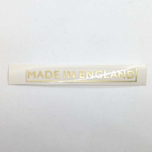 A61 Made In England Decal In Box, Gold