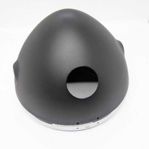99-7098BT Head Lamp/Head Light Shell - Black with Chrome Ring