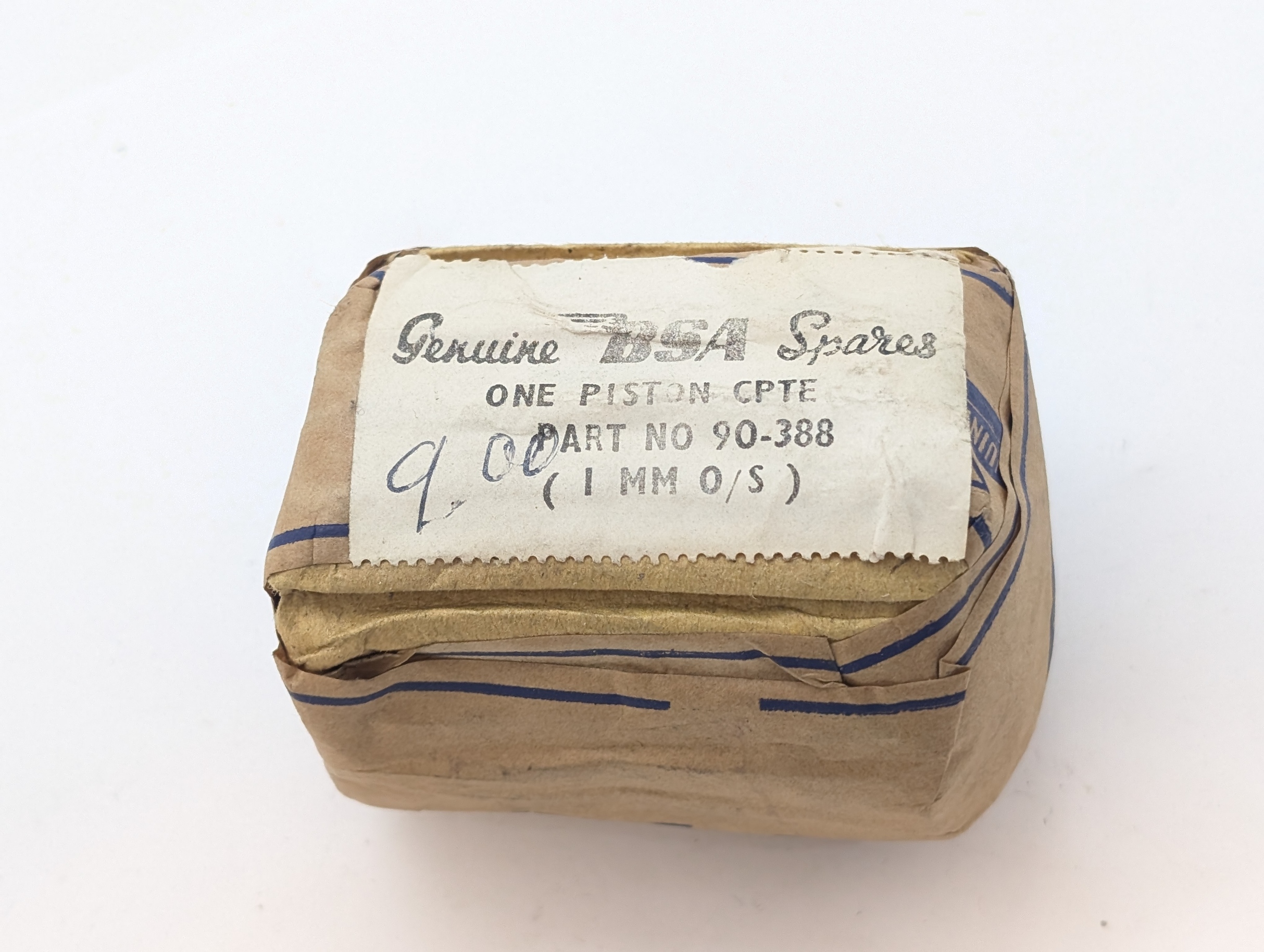 90-0388 BSA Bantam D1 Piston Complete + .040 - NOS 2