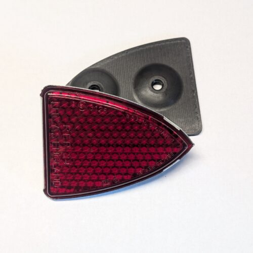 57111L Red Side Reflector, Triangle Shape, New Lucas Repro
