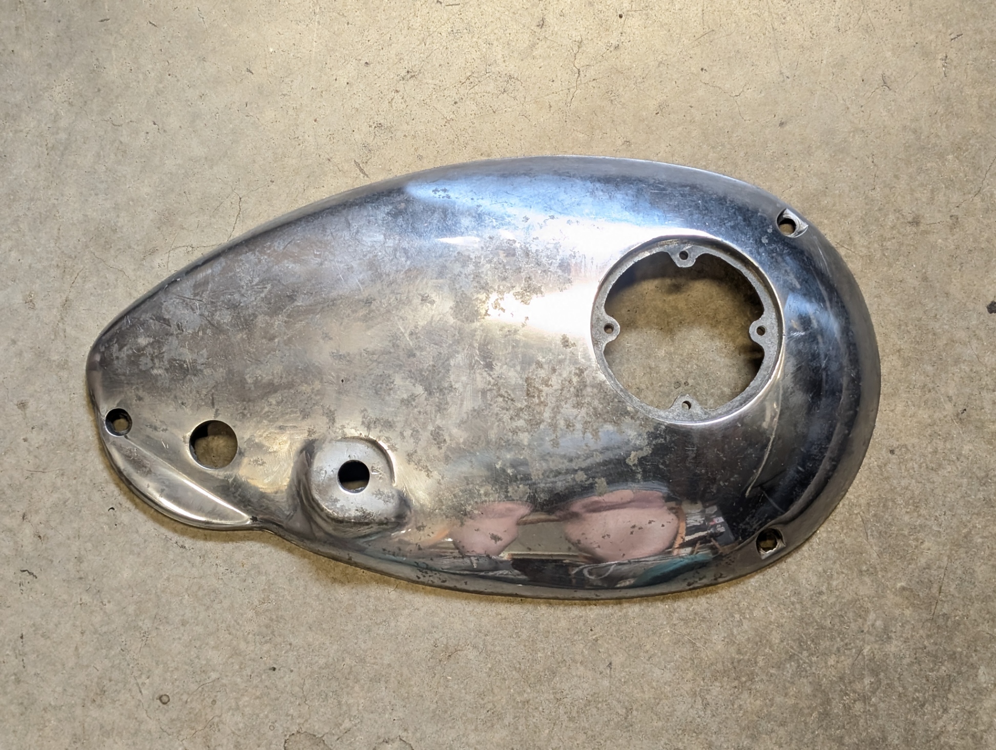 68-0227U Outer Timing Cover, BSA A65 - USED #1