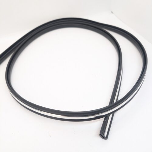 MP90-4341 Seat Trim, Black and Chrome, 1973 Up