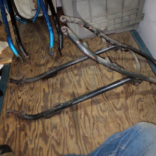 1966-67 Triumph T120 Rear Frame Section