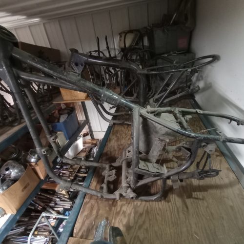 1964 BSA A50/A65 Frame with oil tank/swing arm Vin: A50 82XX