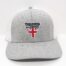 MP42-130 Light Heather/Gray and White Mesh Hat with Triumph Logo