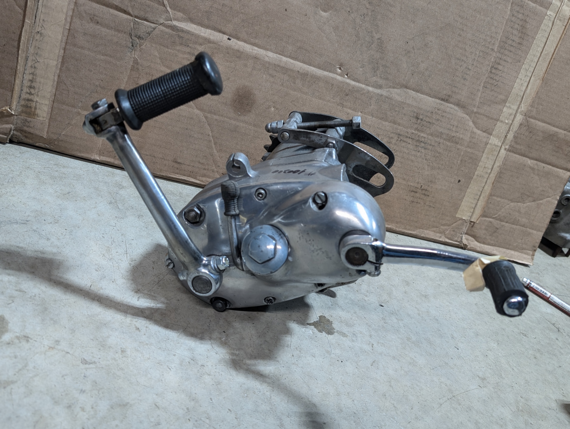 Triumph Pre Unit, Rigid Frame Gear Box Assembly - USED