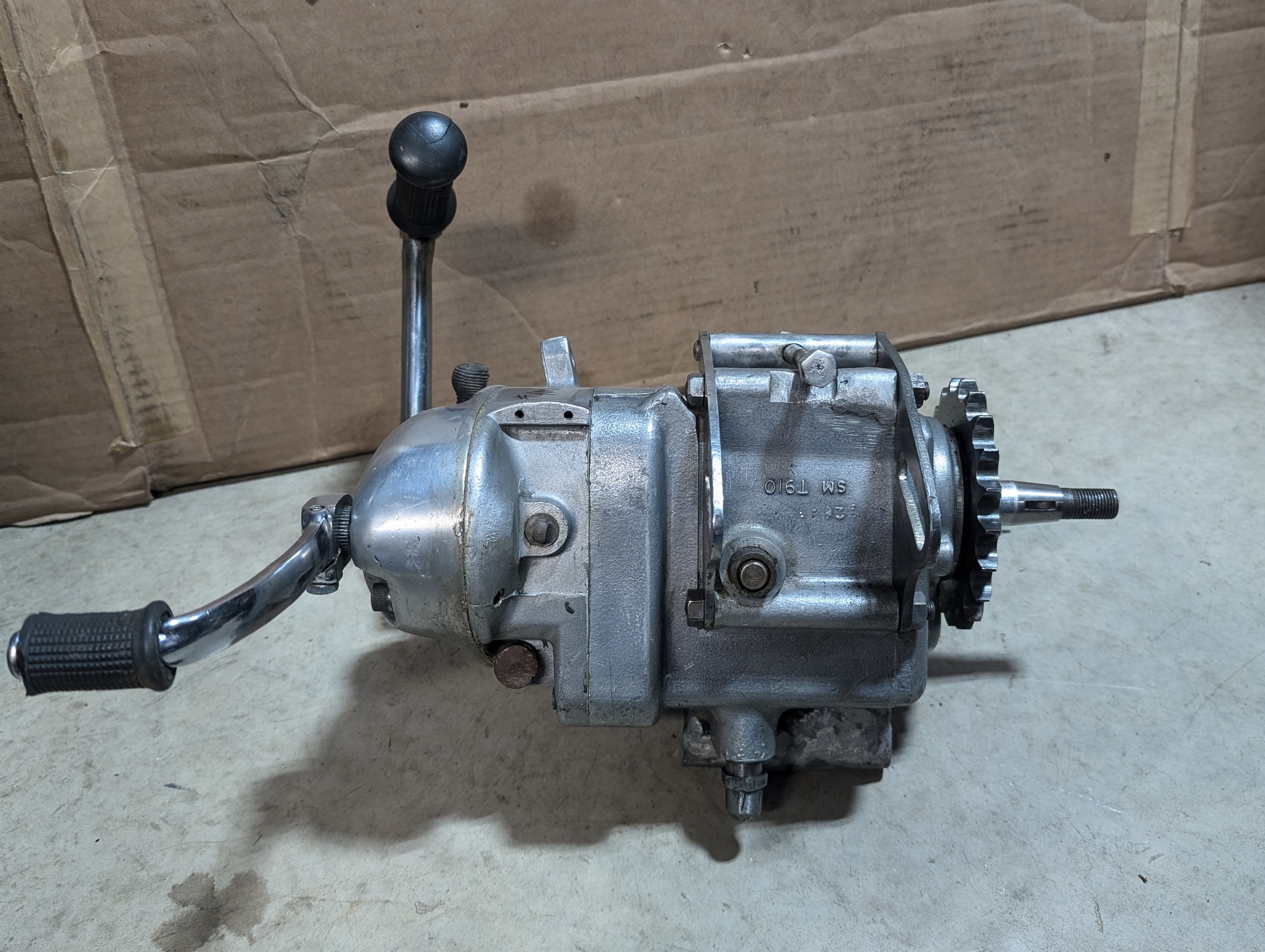 Triumph Pre Unit, Rigid Frame Gear Box Assembly - USED 2