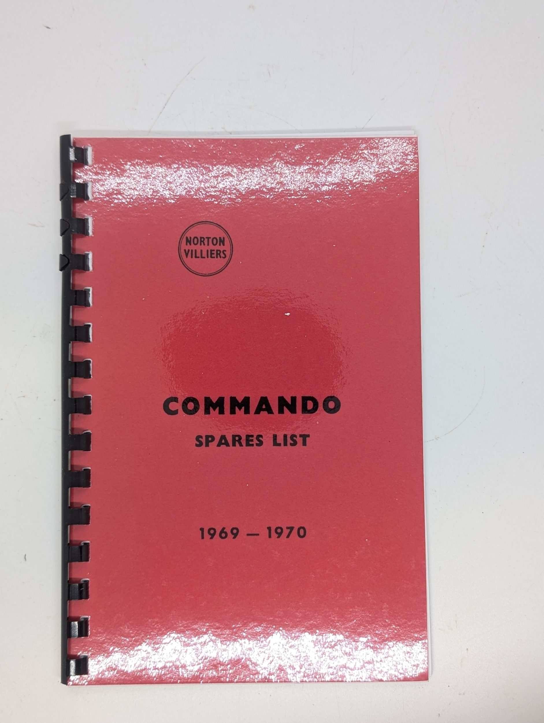 MP17-N69/70 Norton Commando Spares List, 1969-1970