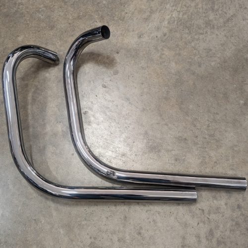 70-5325/27#1 Exhaust Pipe Set, Tri T90/T100, 1960-1967, 1 1/2" - #1