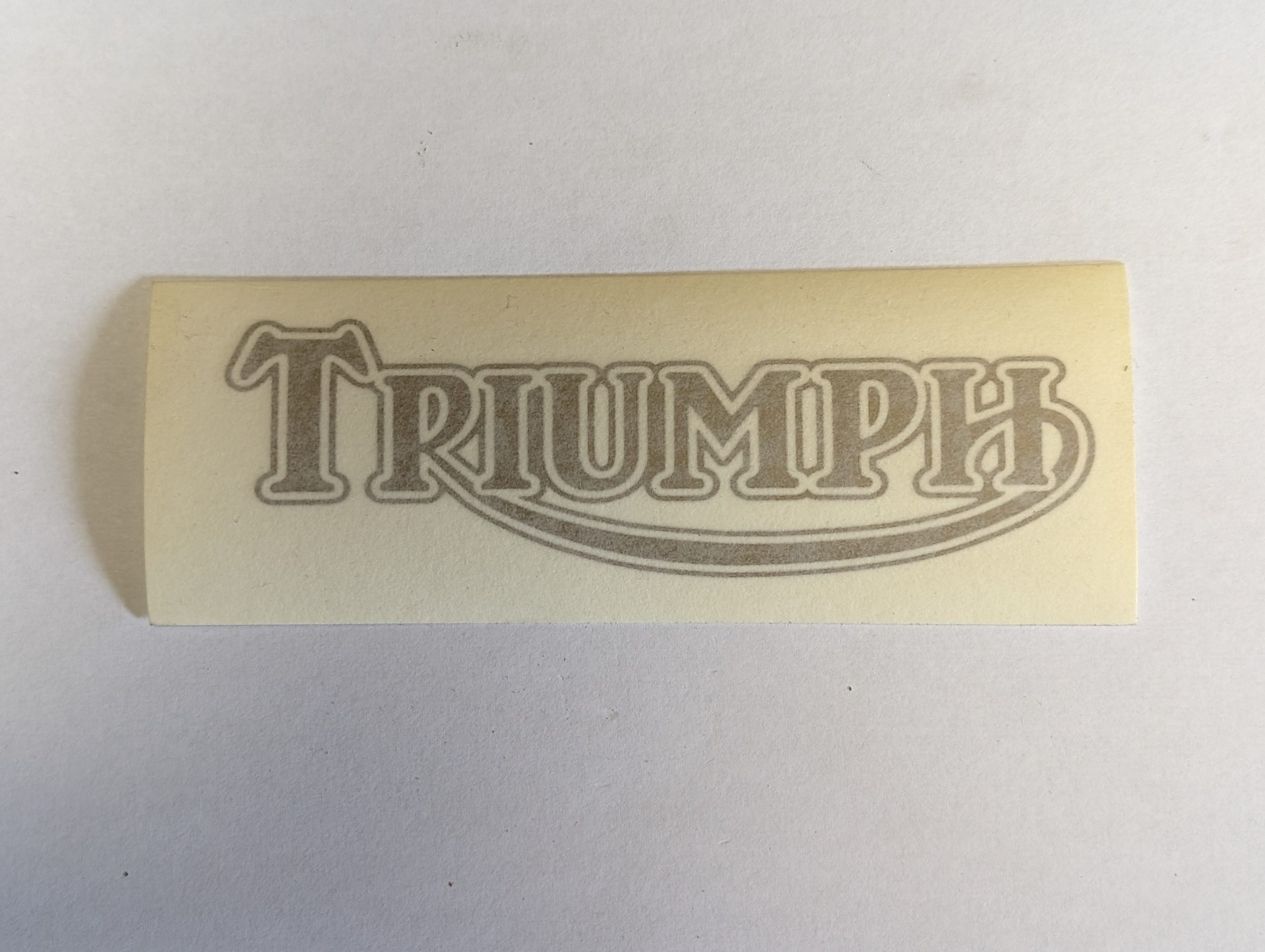 MP35-9432 Decal, Triumph, Gold, 5" Long