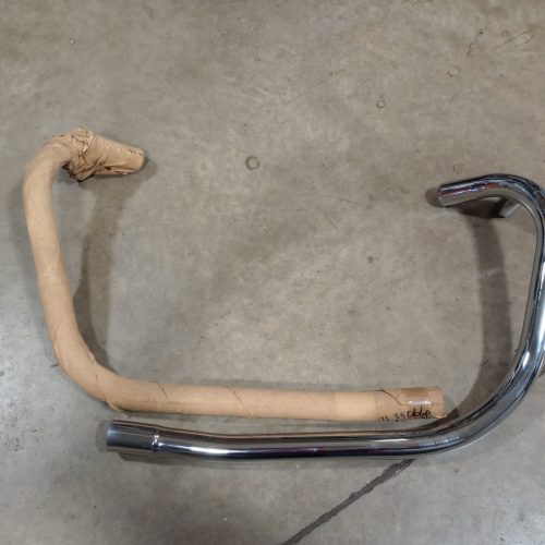 71-3506/09 Early Triumph T140V Header Pipes 1-3/8 Pipe With 1-1/2 outlet