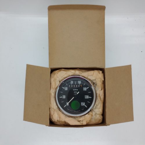 SSM 3001/09 Genuine NOS Smiths Speedometer, 150 MPH, Black Face, Norton