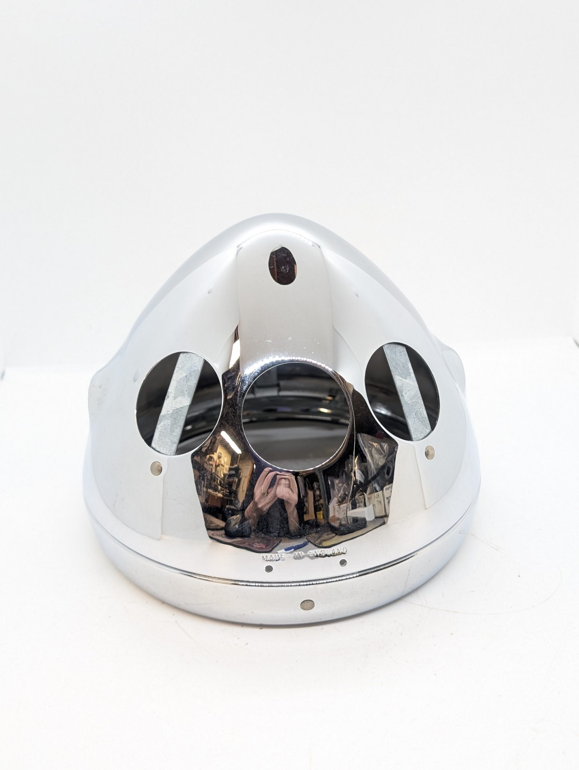 99-7039 E HEAD LAMP SHELL 73-79 Triumph Twins English Made - Image 3