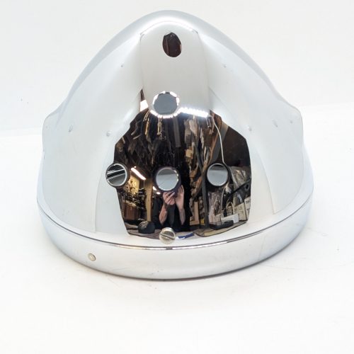 99-7039 E HEAD LAMP SHELL 73-79 Triumph Twins English Made