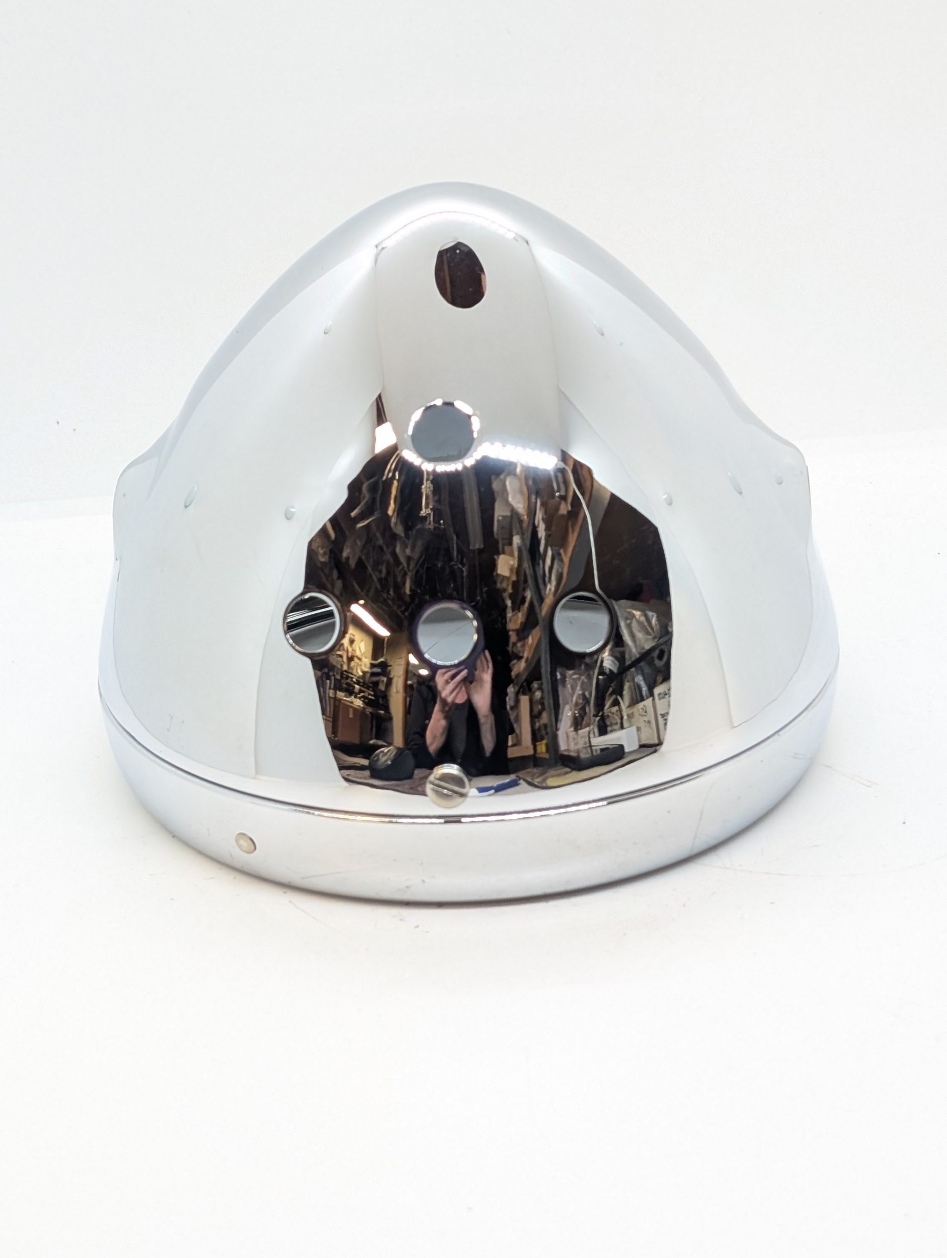 99-7039 E HEAD LAMP SHELL 73-79 Triumph Twins English Made