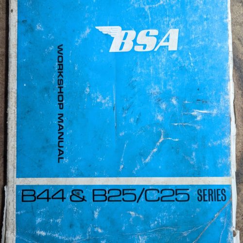 00-4136/8/67 Factory BSA Workshop Manual 1967 B44/B25/C25 - Bound