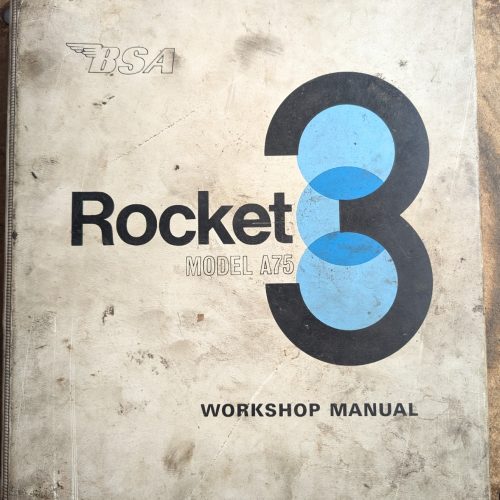 00-4167 Factory BSA Workshop Manual Rocket 3/A75 - Binder