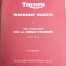 99-0921 Factory Triumph Workshop Manual for 250 Singles TR25W - 3rd Edition