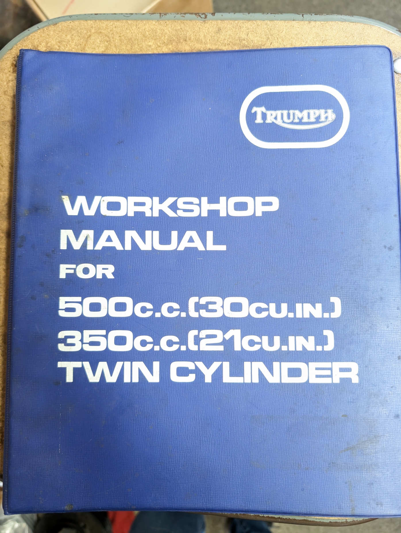 99-0948 Factory Triumph Workshop Manual for 350/500 Twins 3TA/5TA/T90/T100 - Binder