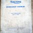 WSM6 Original Triumph Workshop Manual Unit Construction 650 Twins, TR6/T120 - Binder