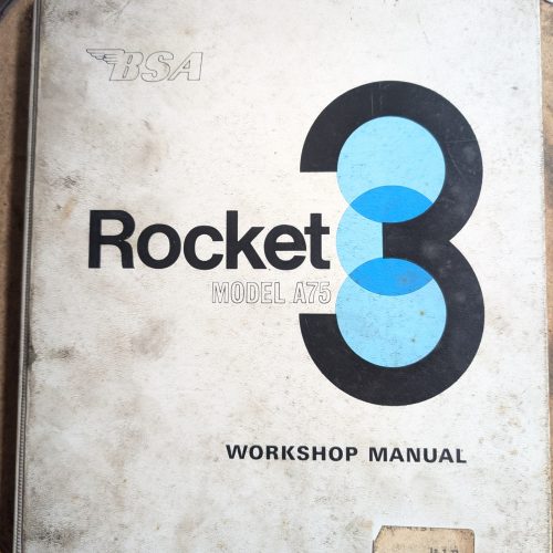 00-4191 Factory BSA Workshop Manual Rocket 3/A75 - Binder