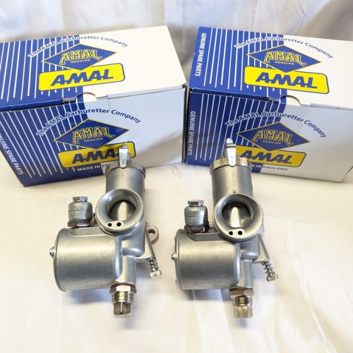 389/203 Amal 389 Monobloc Carburetor, 1 1/8" Bore, Sold as a Pair