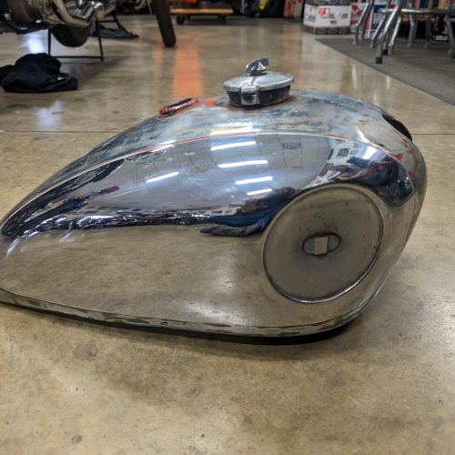 BSA Gas Tank, Chrome, 2 1/2 Gallon