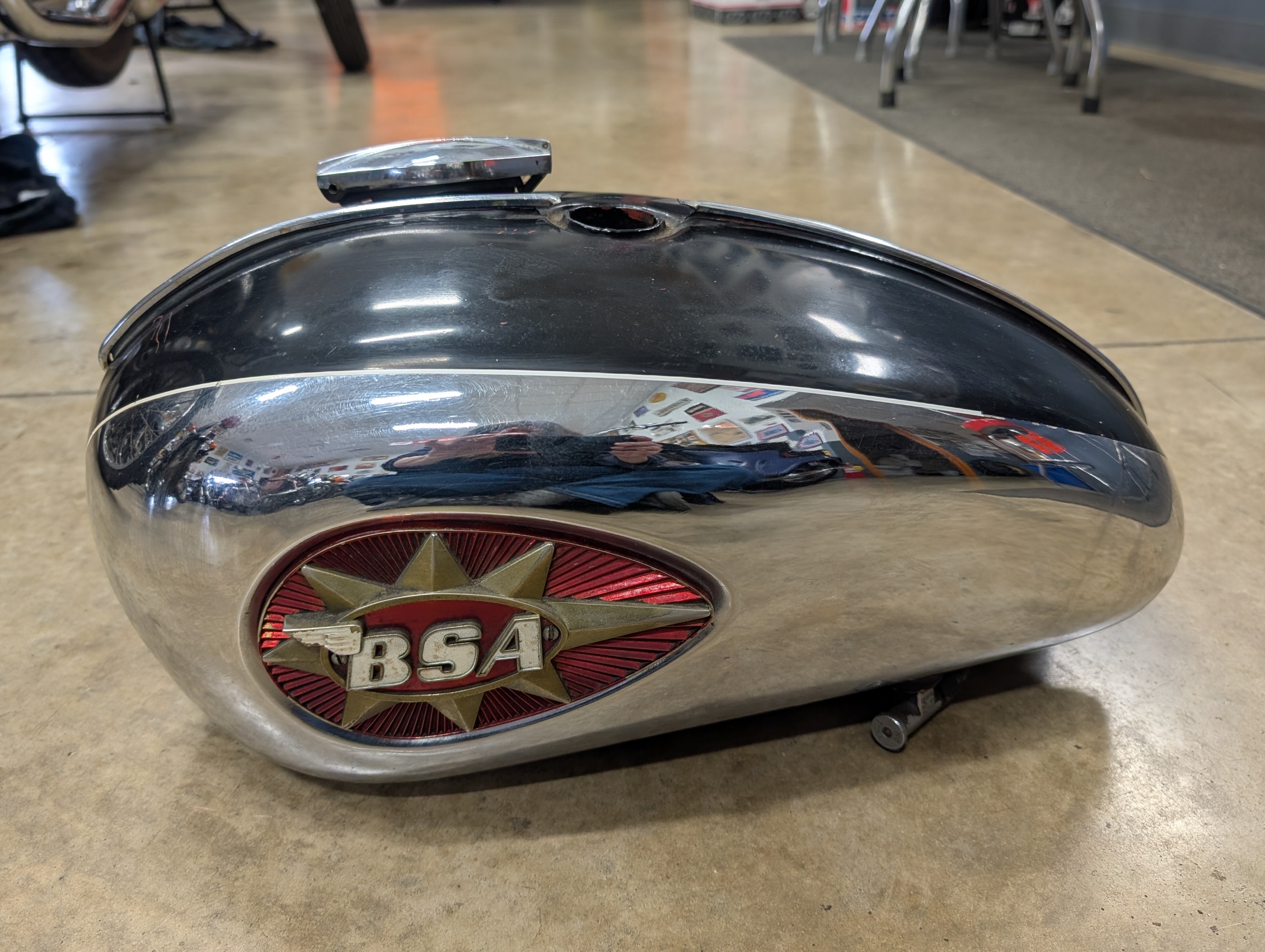 68-8188/B Gas Tank, BSA 650, Small US Tank, 1968-1970