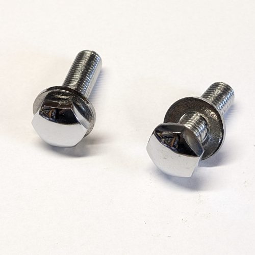 112201 Head Lamp Bolt & Washer, Chrome, 5/16 x 26, Pair