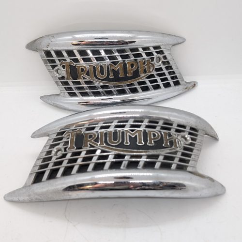 82-4127/8U Tank Badge Set, Triumph, Sold as Pair - USED