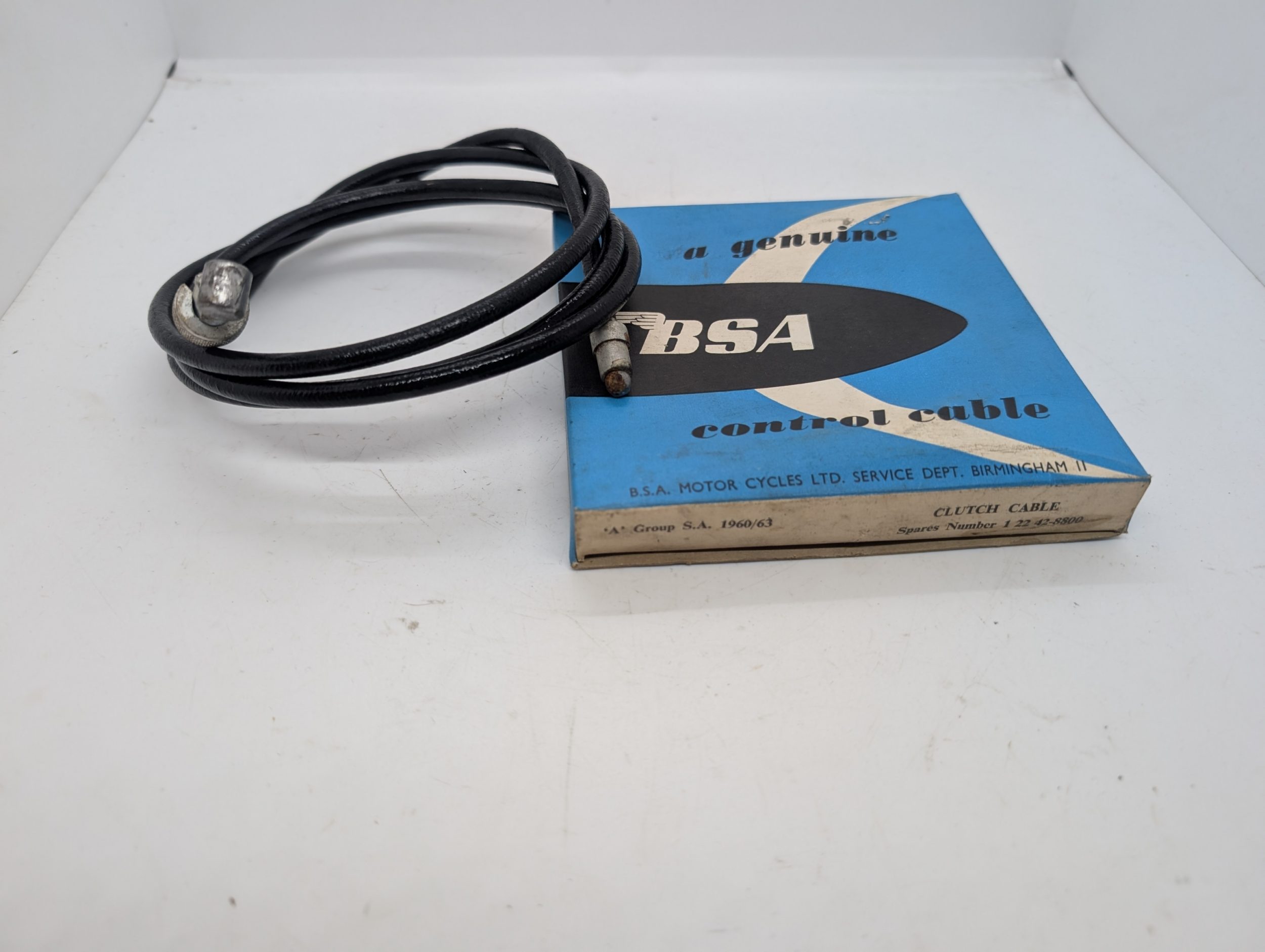42-8800 Clutch Cable, BSA Super Rocket/Rocket Gold Star/A10/A Group, 1960-1963 - NOS