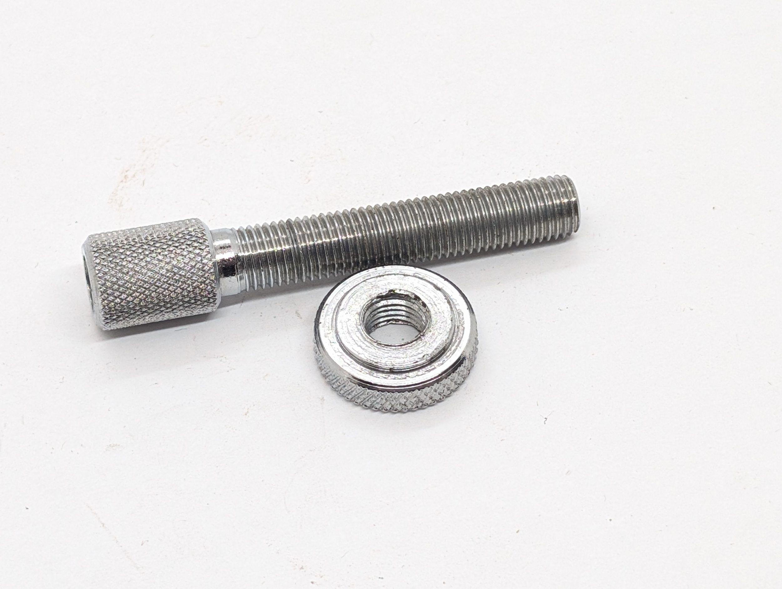 025583/4 Front Brake Cable Adjuster & Nut, 5/16 x 26