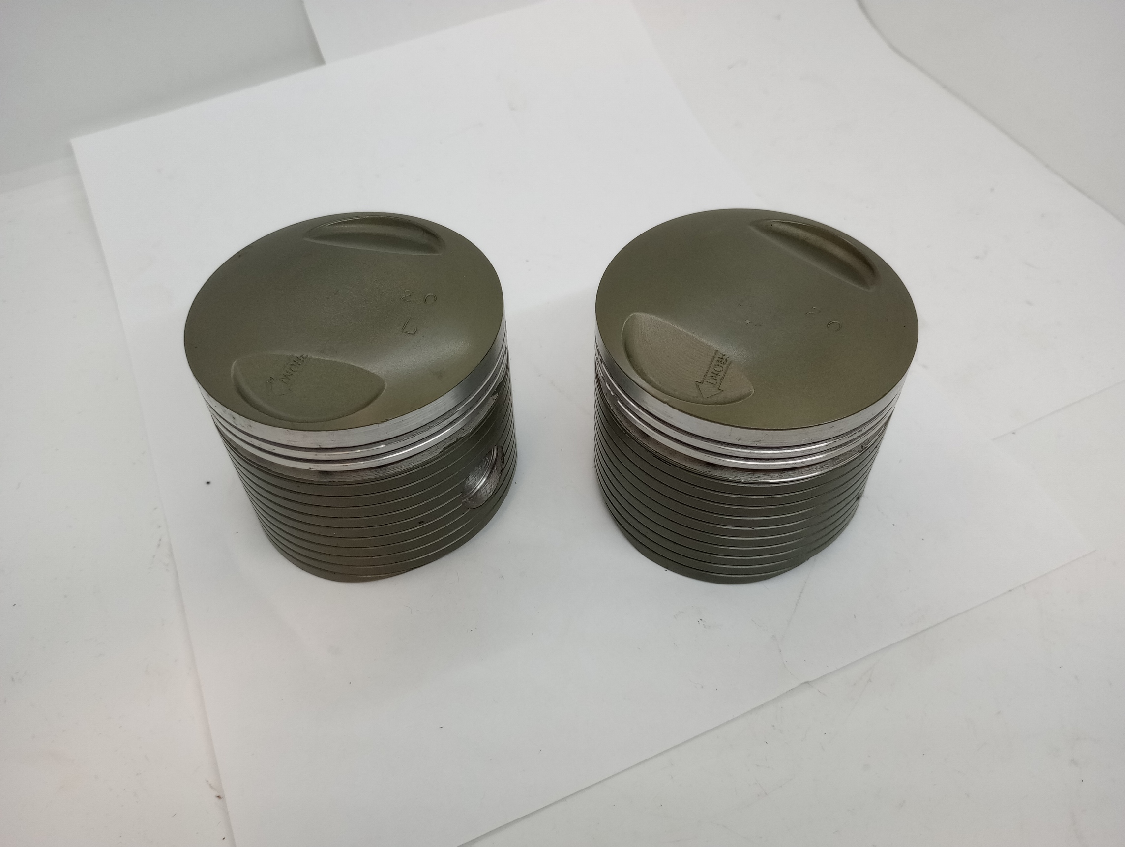 063342/43 Coated MC Piston Set for Norton 750 .020 oversized - Image 3