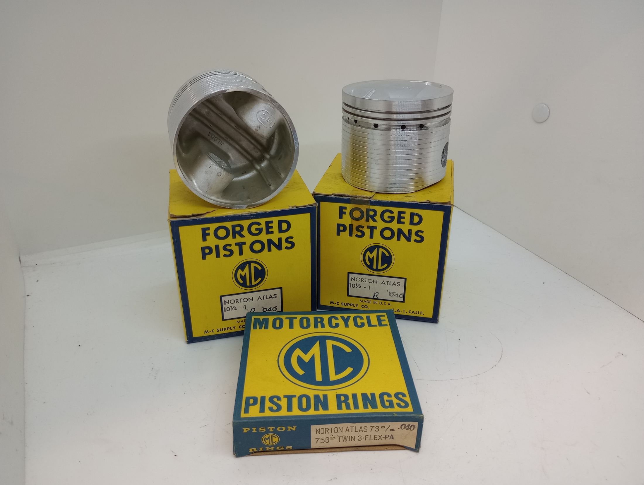063346/47 MC Piston Set Norton 750 .040