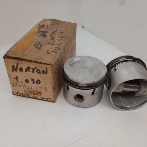 063346/47 Piston Set Norton 750 .030 Genuine Hepolite Mixed