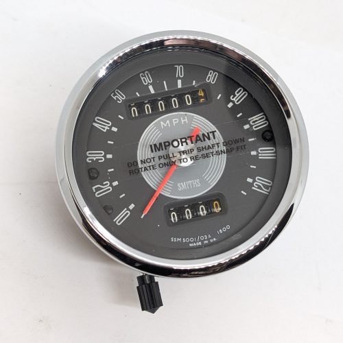SSM 5001/03AR **Rebuilt** Smiths Speedometer, 120 MPH, Grey Face