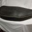 42-9230U Seat, Black Top & Sides, White Piping, 59-63 BSA A7/A10 - USED