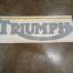MP35-Triumph L, Large Triumph Decal, Black, 42" Wide by 12" Tall