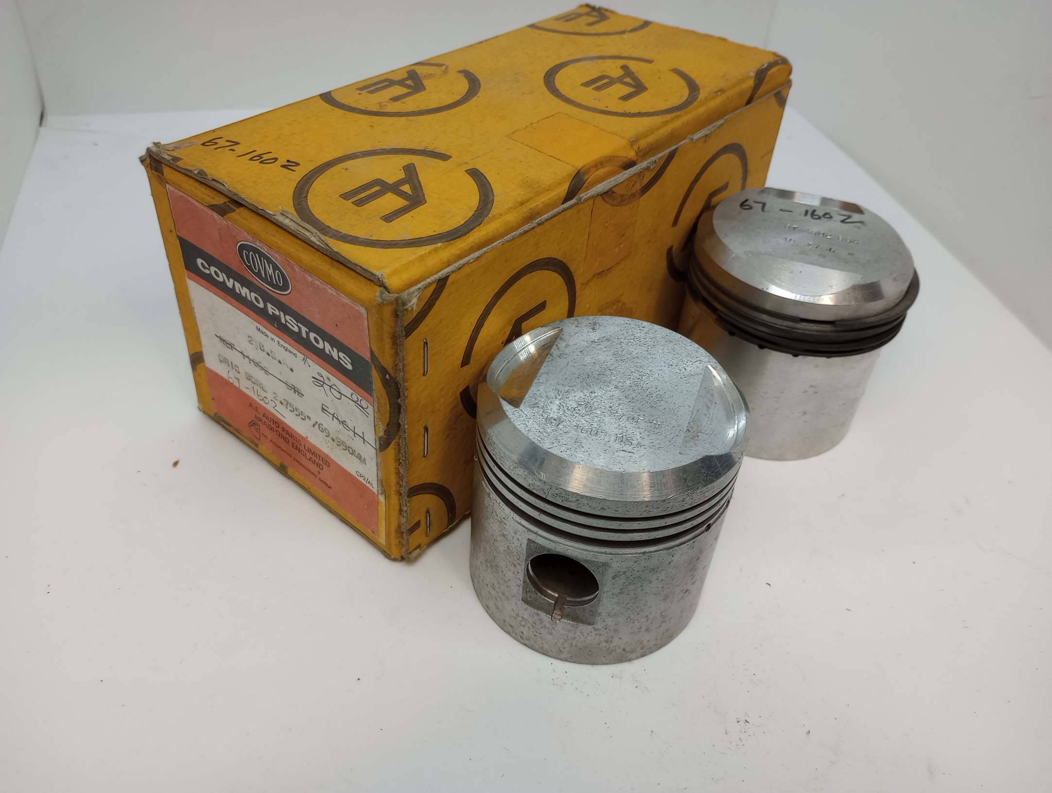 67-1370 BSA A10 PISTON SET A10 STD