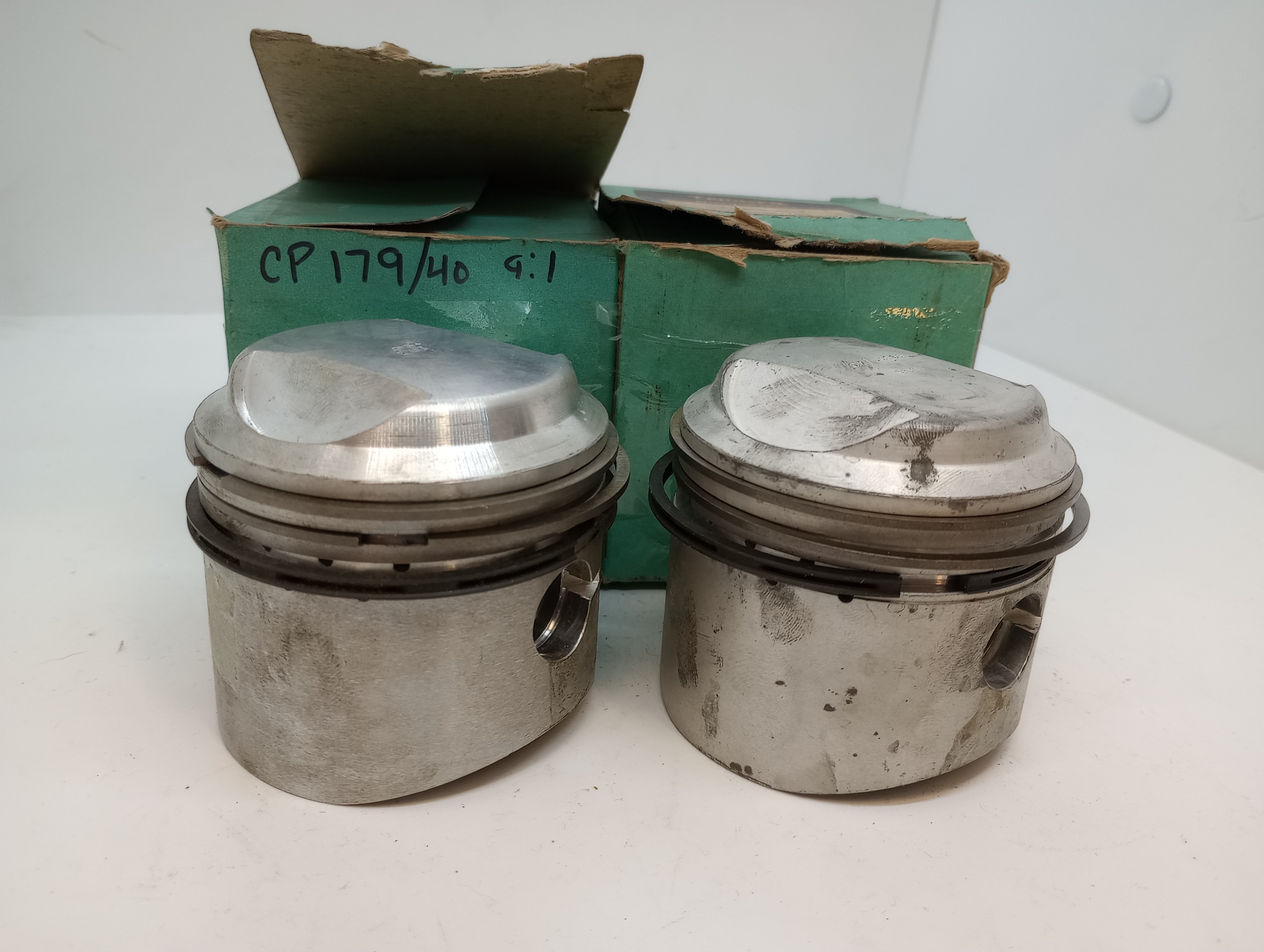 CP179/40 MC Piston Set, .040, Triumph T100 500CC, 9 : 1 CR,