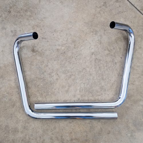 68-2789/91TT Pipe Set, Exhaust, BSA A50/A65, Unbalanced, 1 1/2", Cycle Shack