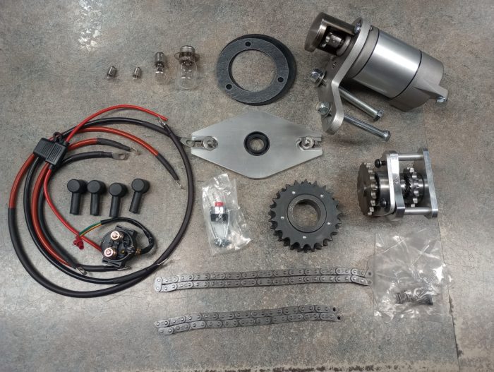 0000008 Pearson Electric Starter for BSA Pre-Unit Singles /Gold Star