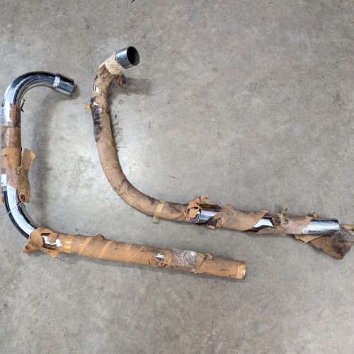 70-4716/8#2 Exhaust Pipe Set, Triumph 650, 1963-1964 - #2