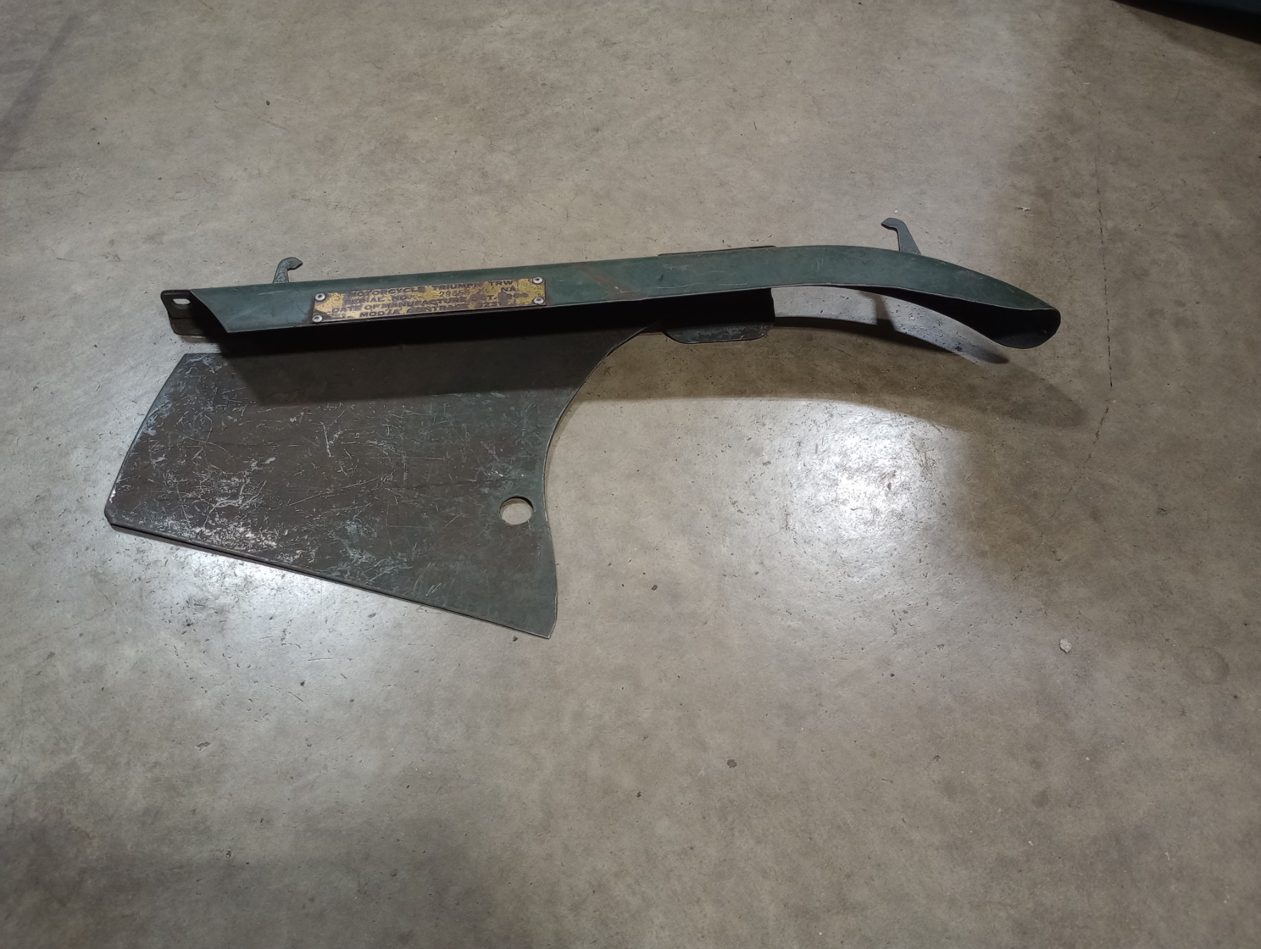 57-0993U Used Triumph – Pre Unit Chain Guard TRW, 5T, 6T,