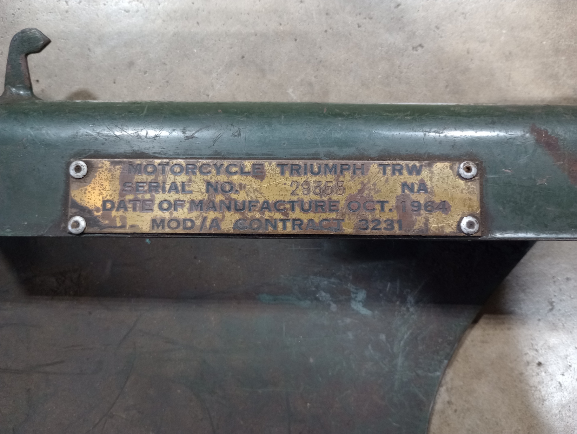 57-0993U Used Triumph – Pre Unit Chain Guard TRW, 5T, 6T,