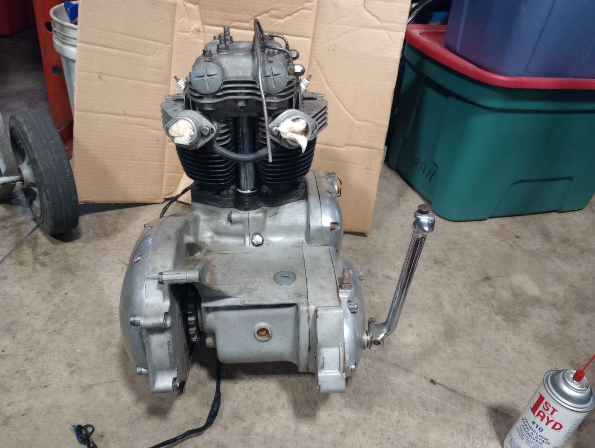 1967 Triumph Engine T120R, 650cc with Matching Frame