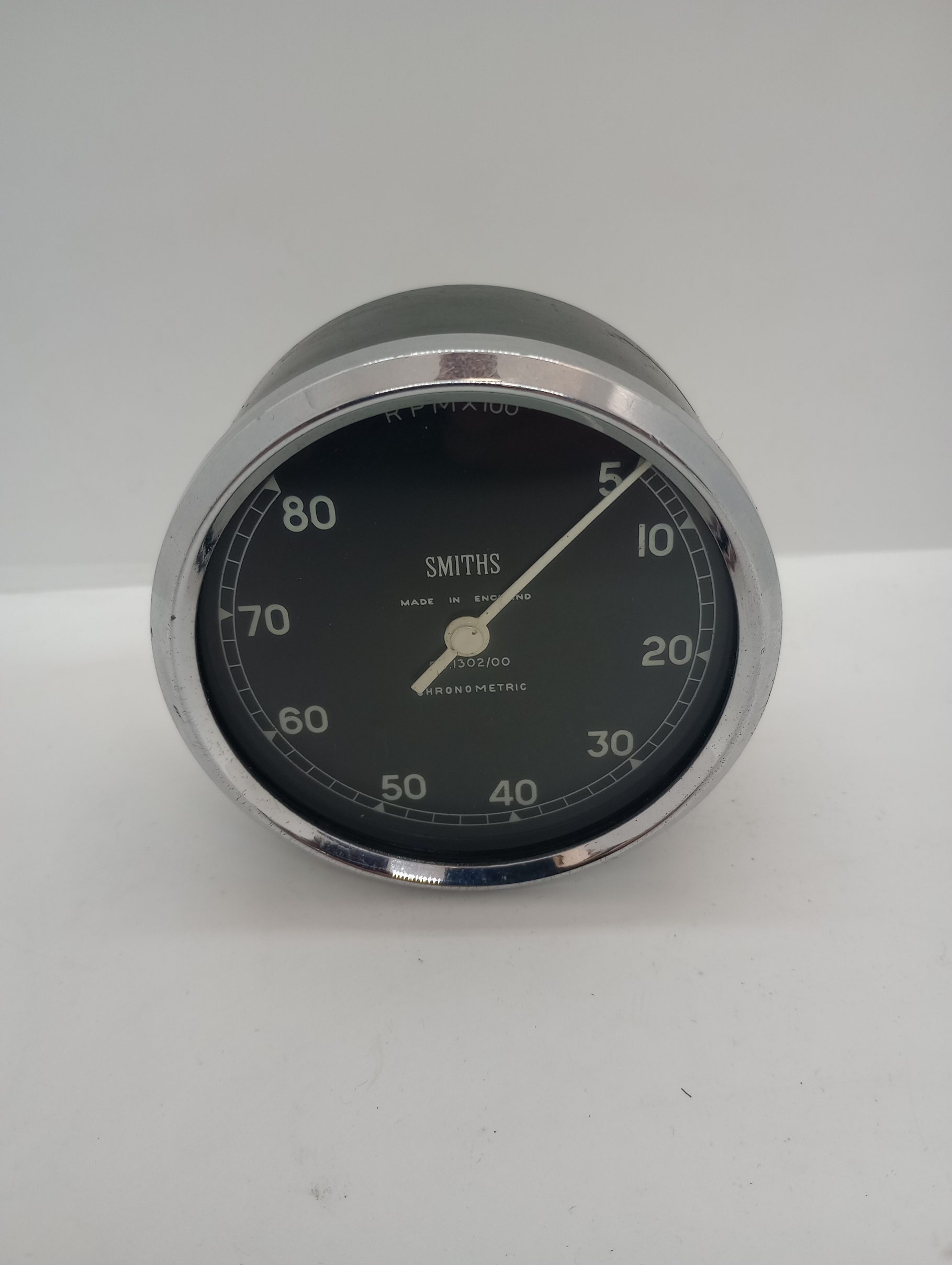 Smiths Chronometric Tachometer, RC.1302/00, 2:1 Ratio, Black Face